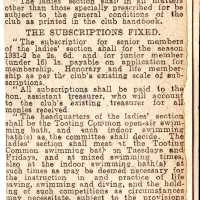 South London Swimming Club Ladies' Section