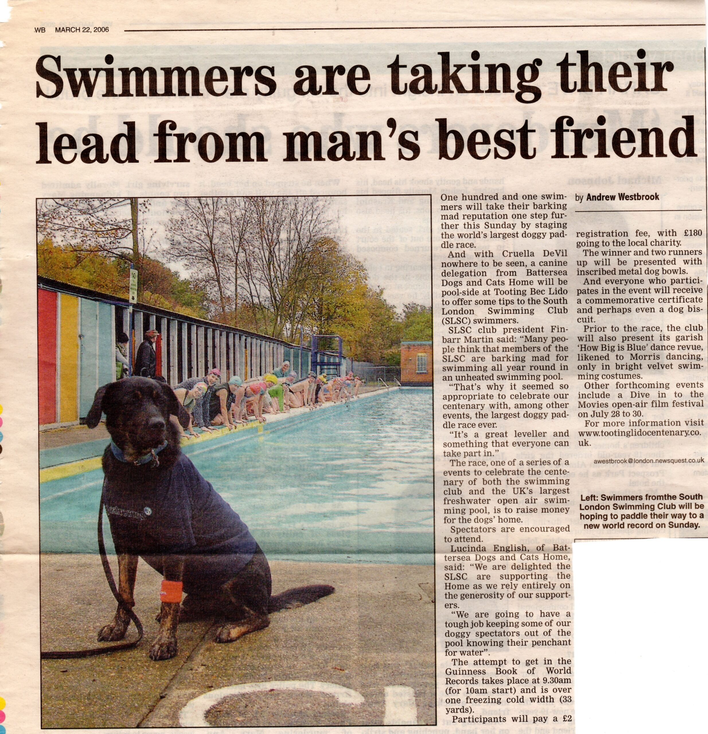 Centenary Doggy Paddle