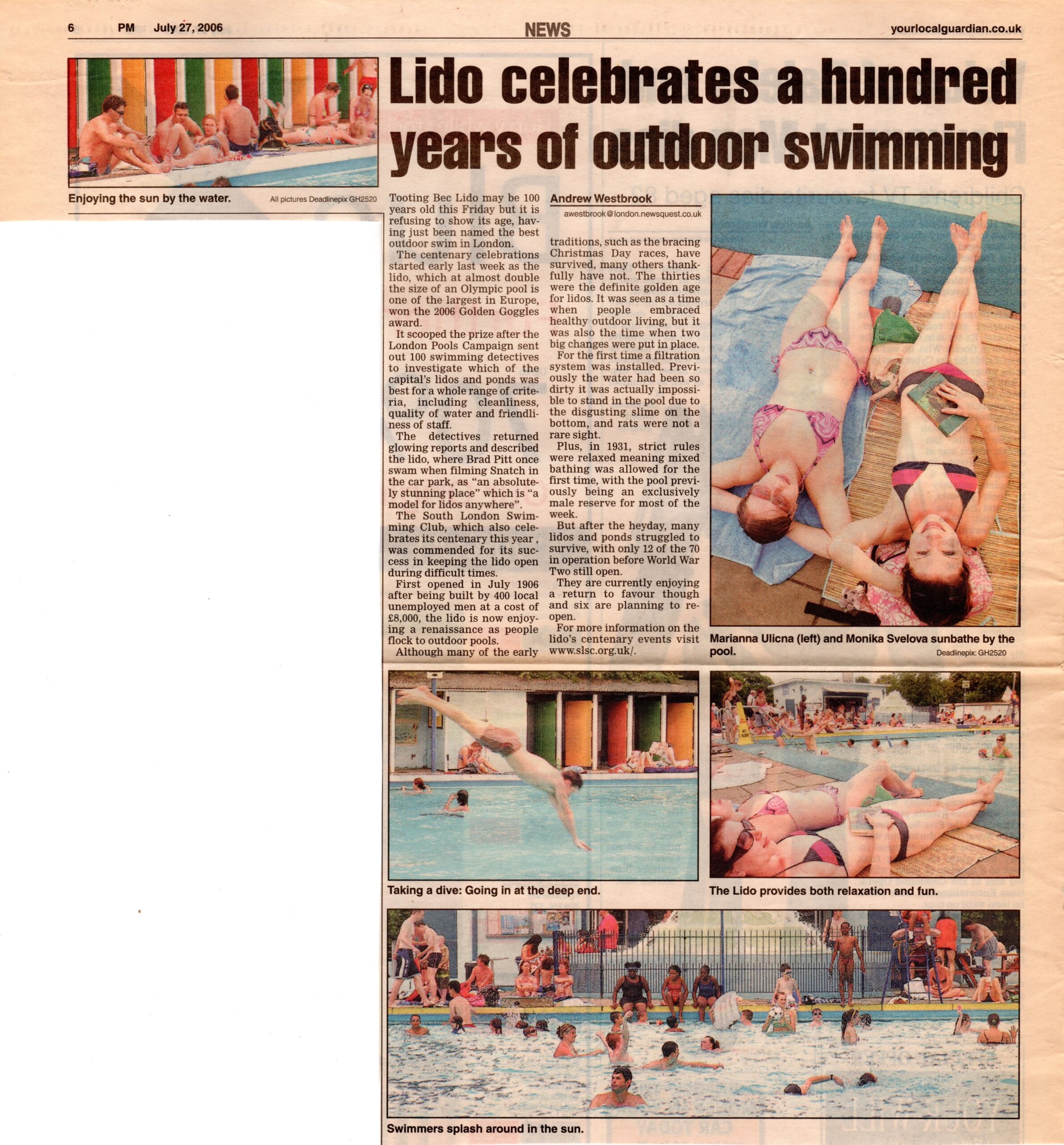 100 Years of Outdoor Swimming