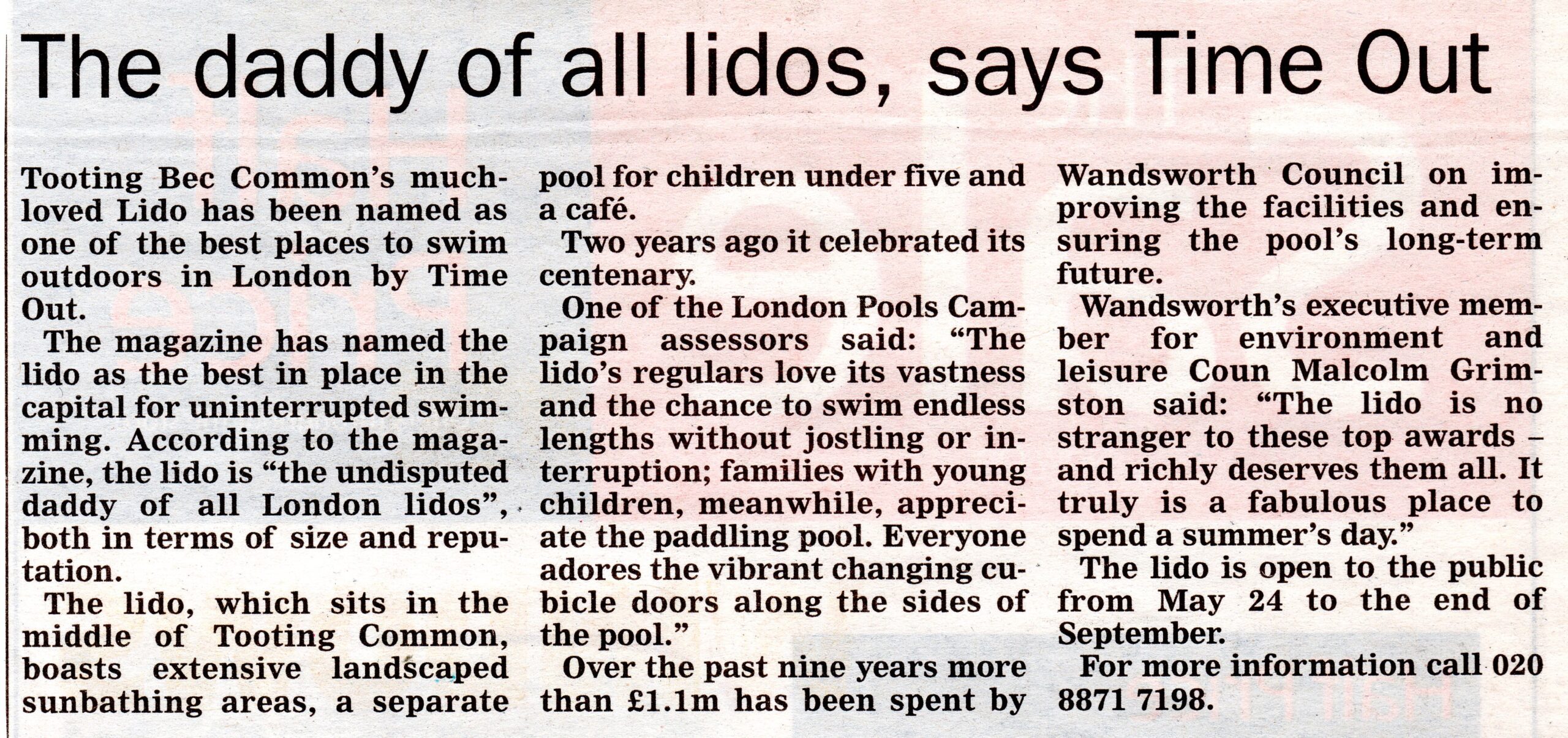 Daddy of All Lidos