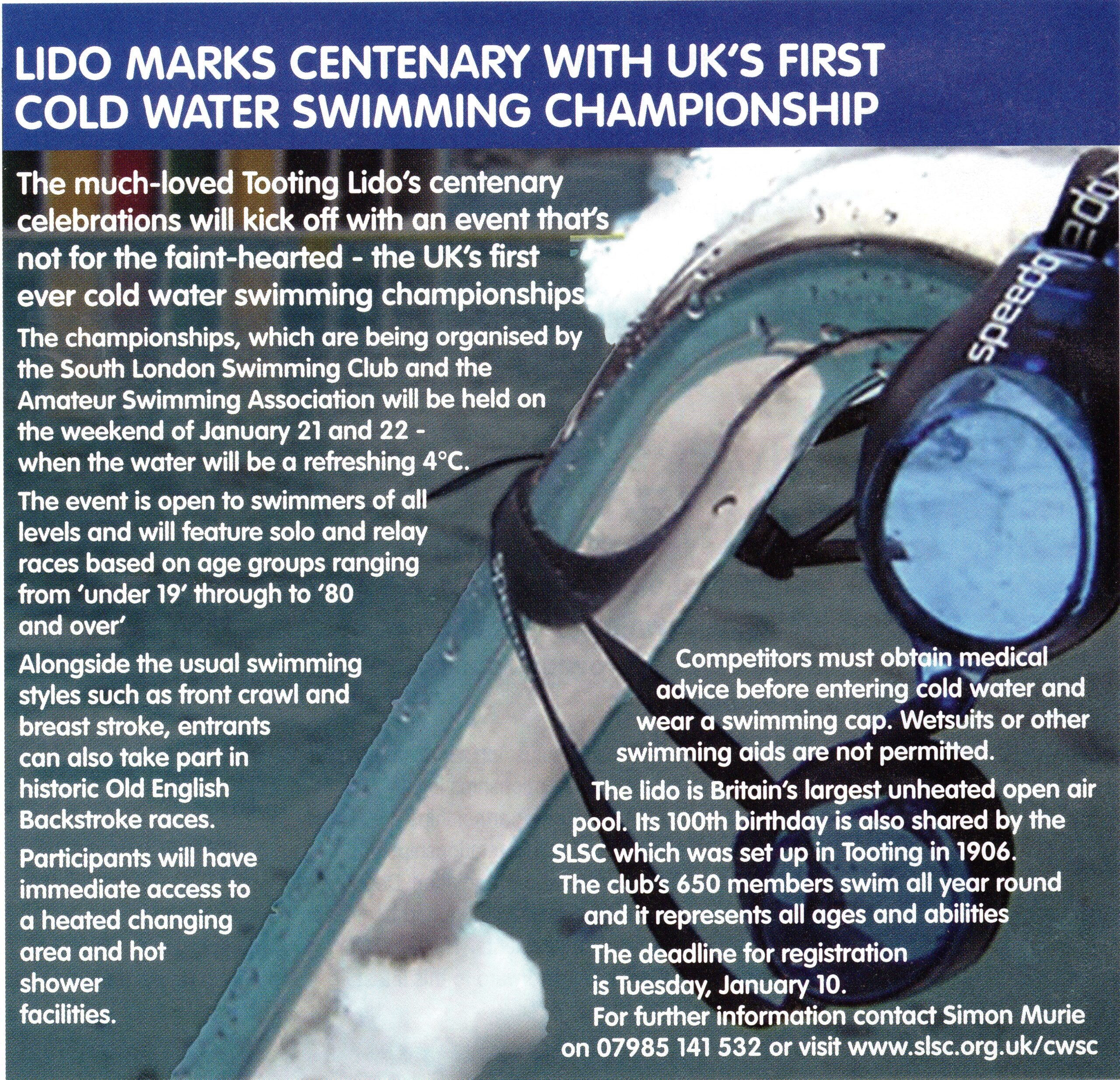 UK Cold Water Swimming Championships