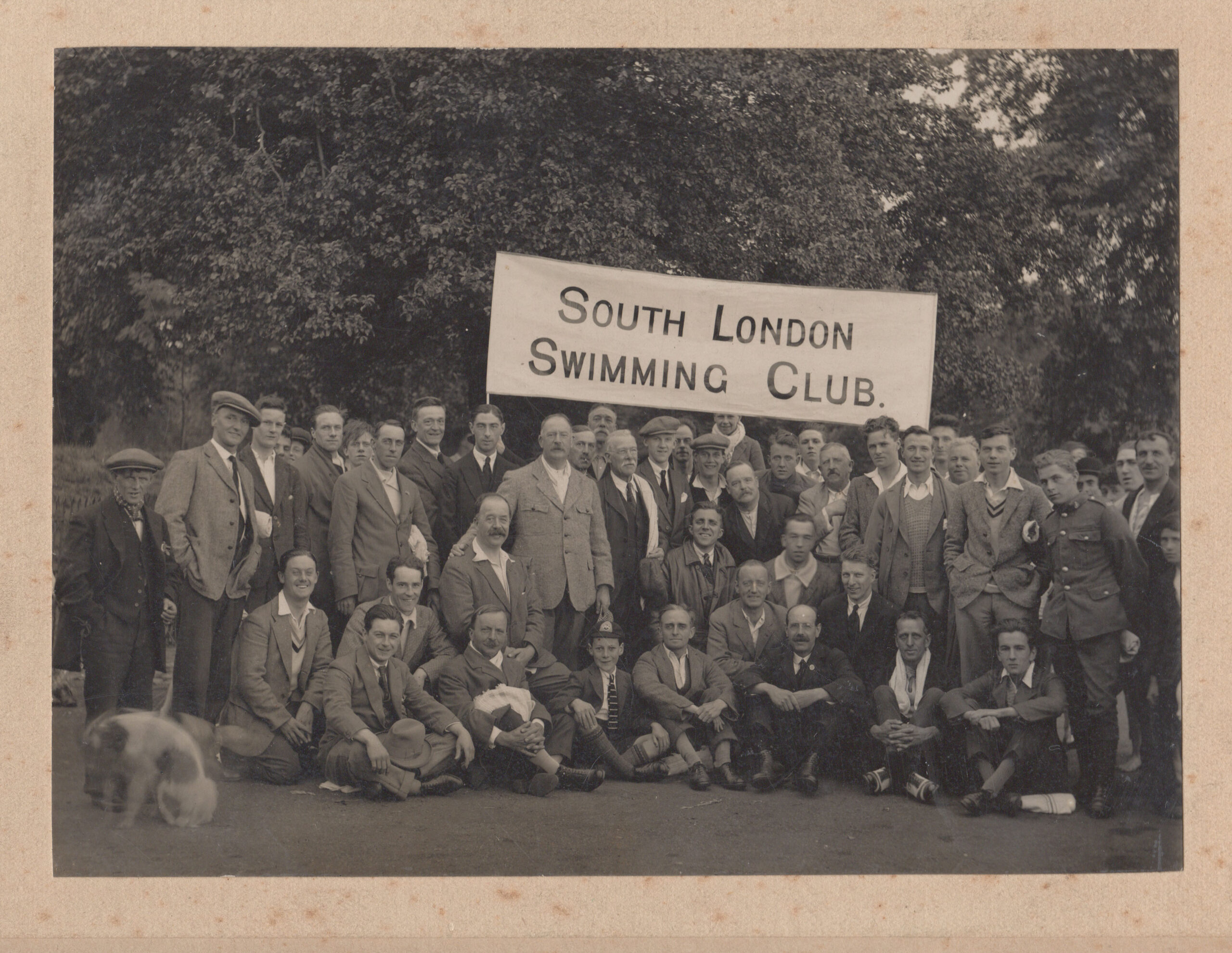 South London Swimming Club Group Photograph 1920s