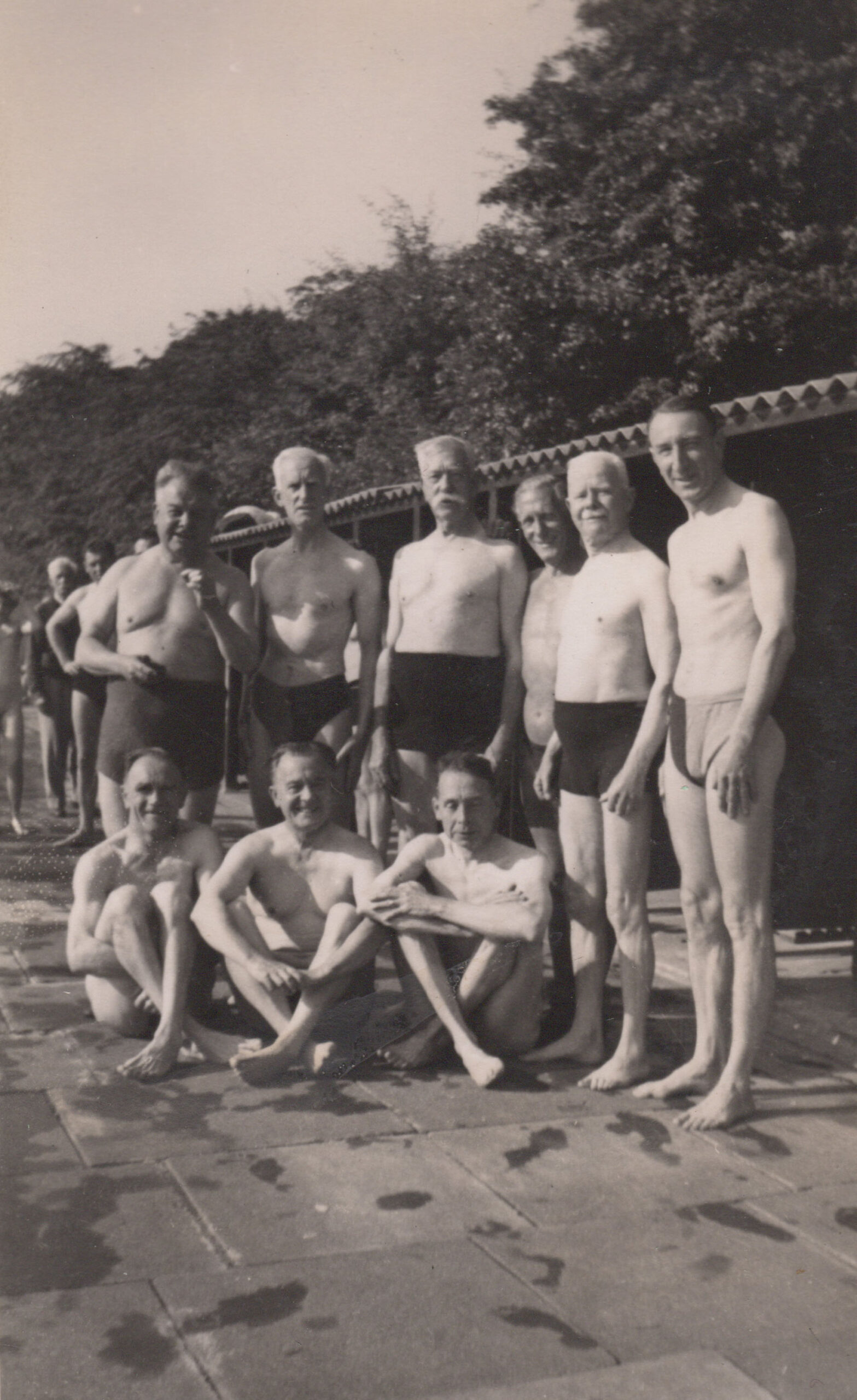 Group of Swimmers at Lido