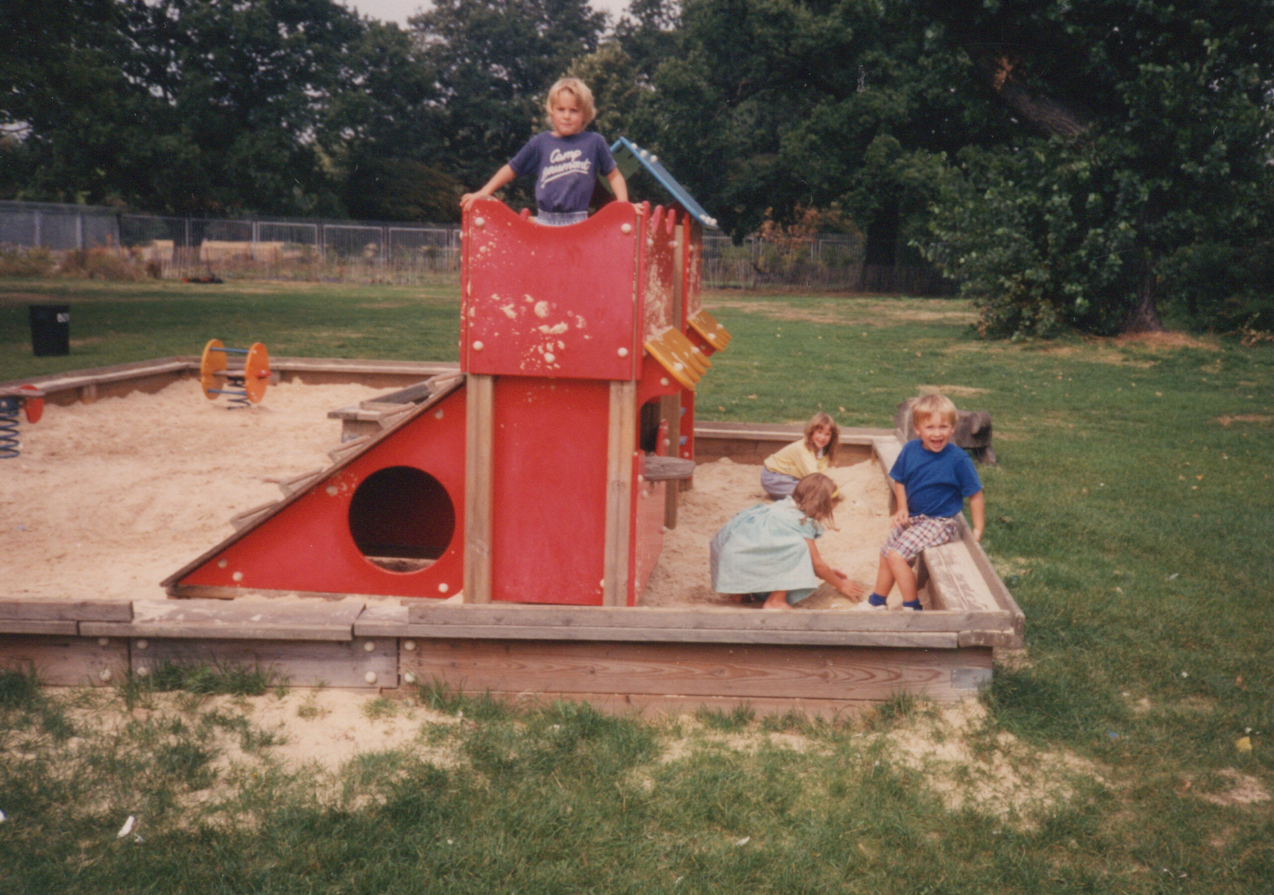Children Playing in Sandpit